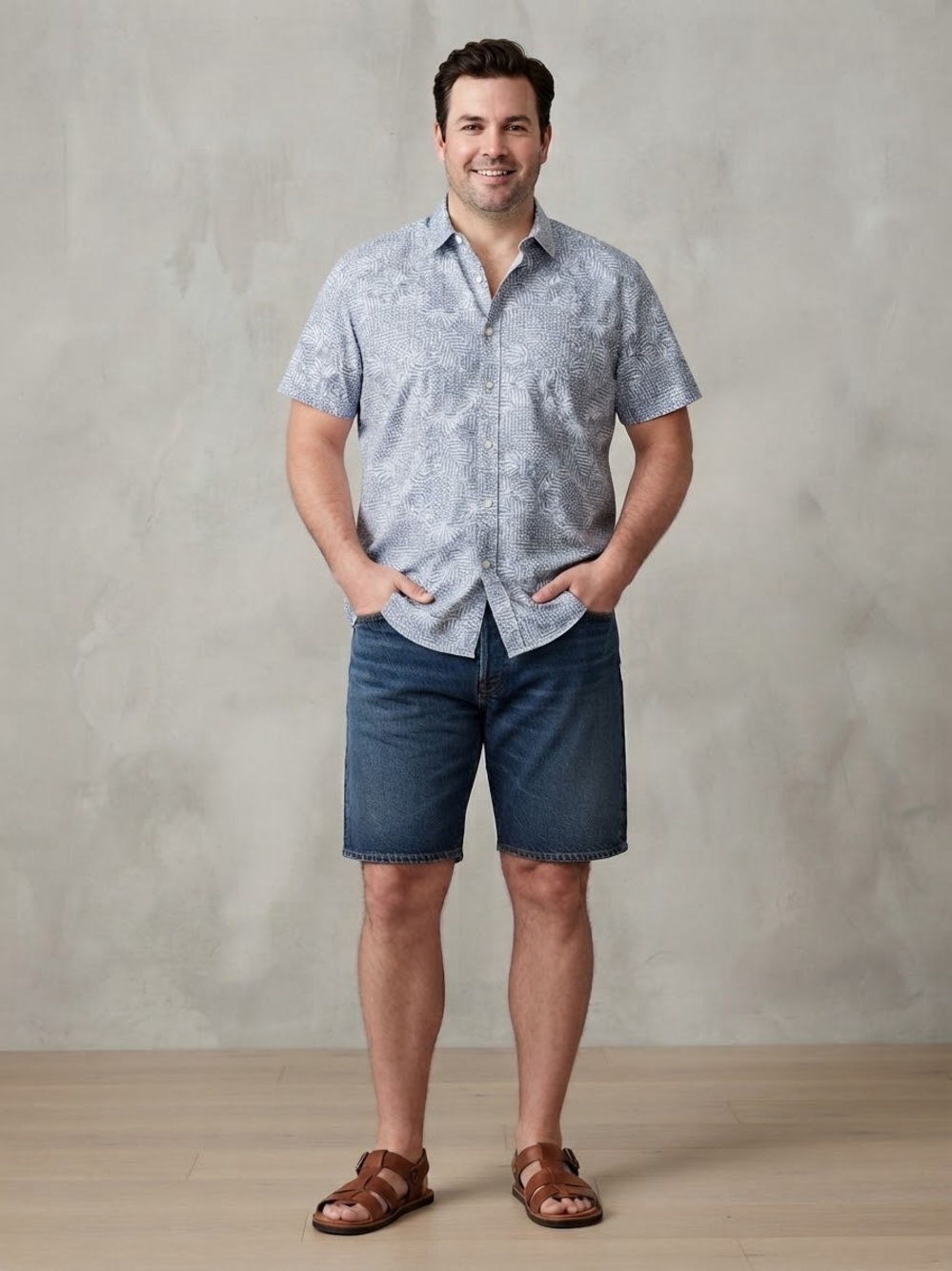 Levi's Men's Dark Blue Denim Shorts